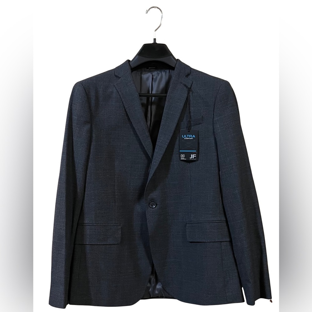 NEW JF Ferrar Men's Gray Blazer Vest for suit or Sport Jacket. Size 40 SH.